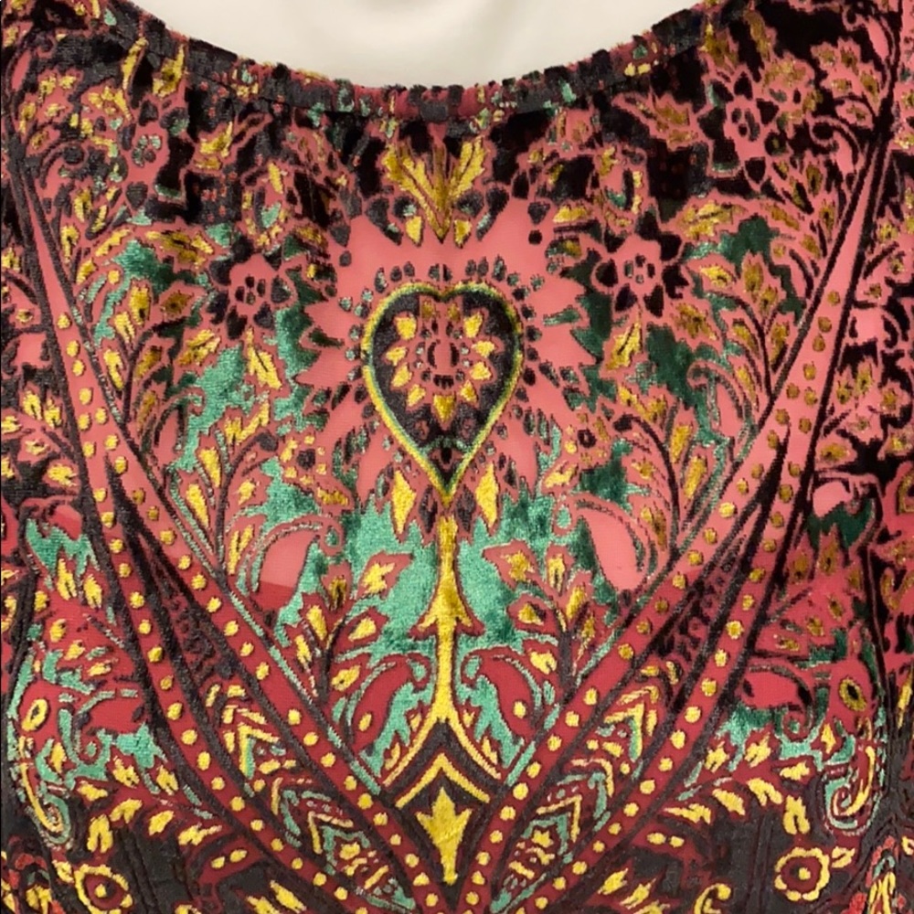 Last one!!!NWT Free People Velvet Minidress M cco$ - Picture 5 of 14